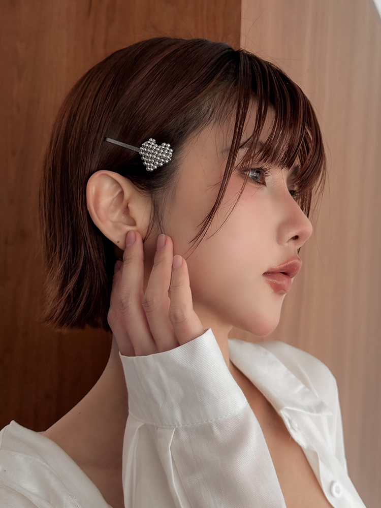 品牌選品｜珍珠愛心髮夾 (3款)