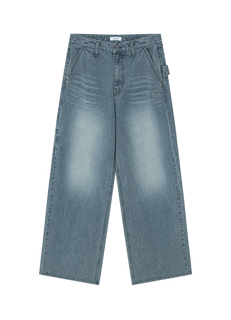 ASON Echo 工裝褲 藍色 AS_P0000CQG