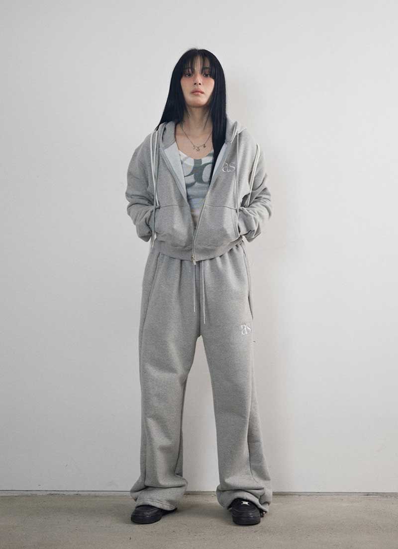 ASON 訓練寬褲 灰色 AS_P0000BOX