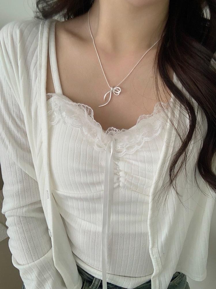 不規則蝴蝶節項鍊