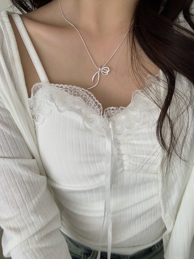 不規則蝴蝶節項鍊