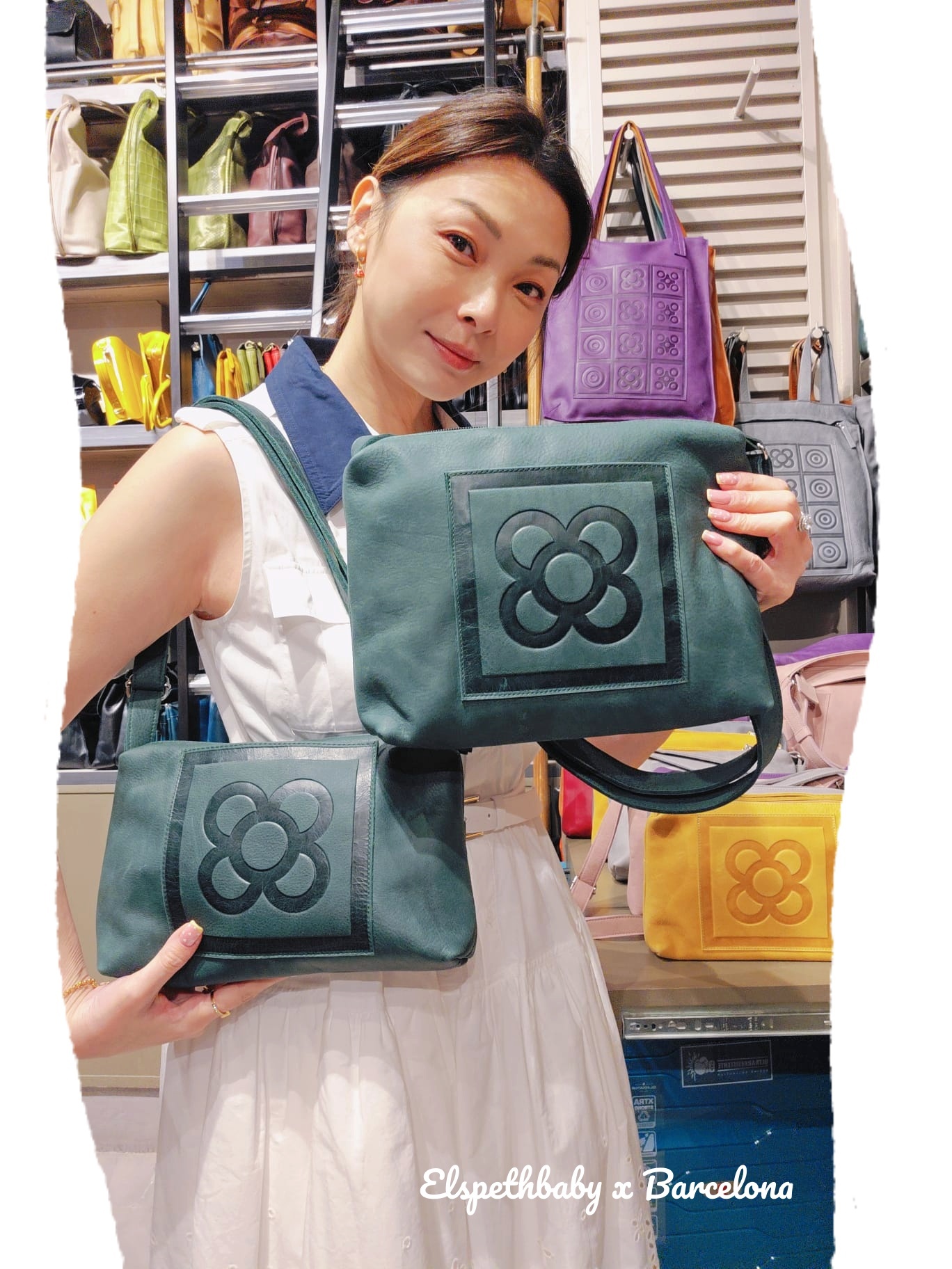 西班牙代購 Barcelona tile Shoulder bag T款