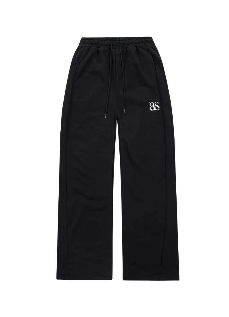 ASON 寬鬆訓練運動褲 黑色 AS_P0000BOZ