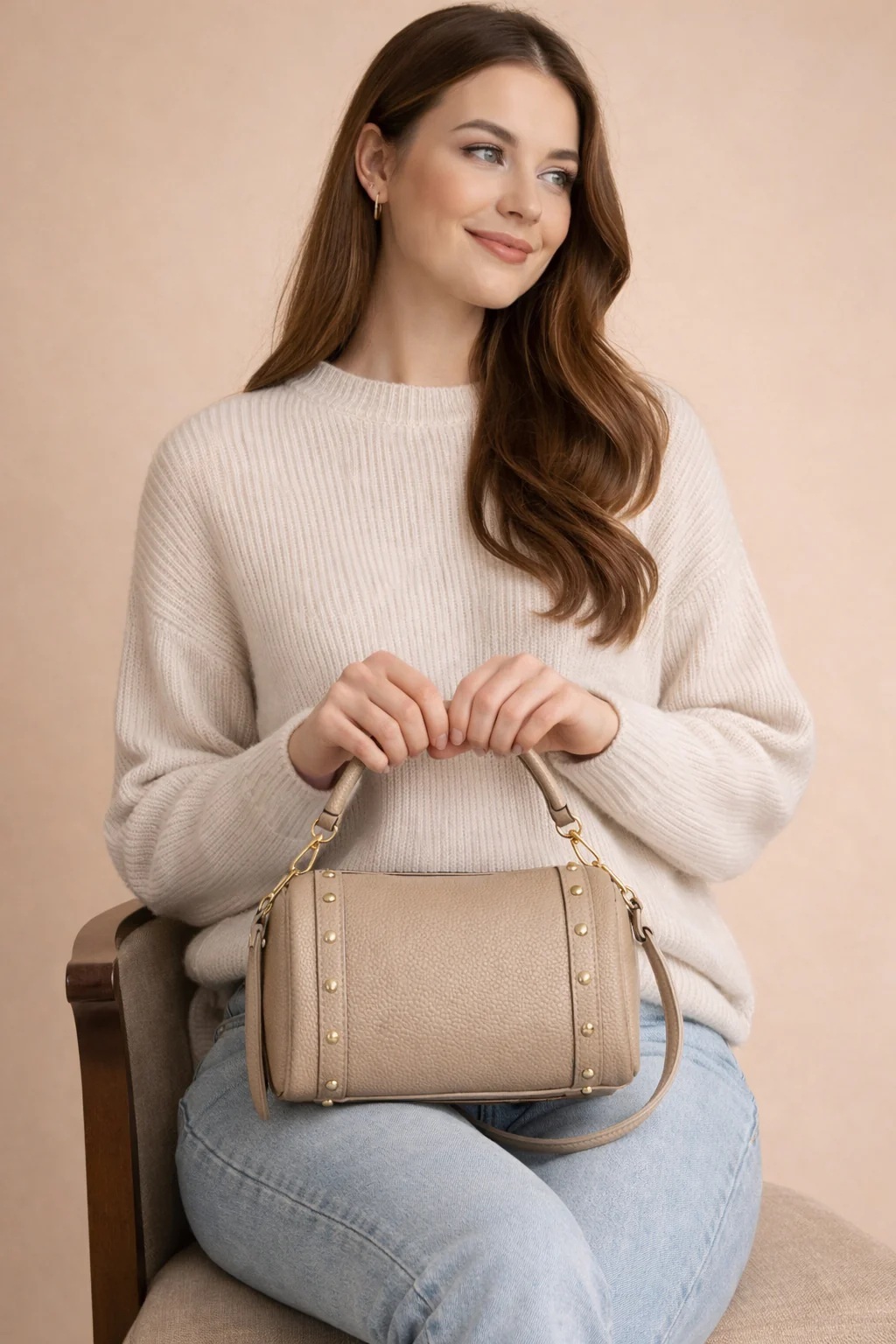 Cherry Paris Leather BONNIE  - 4199 Taupe 褐色