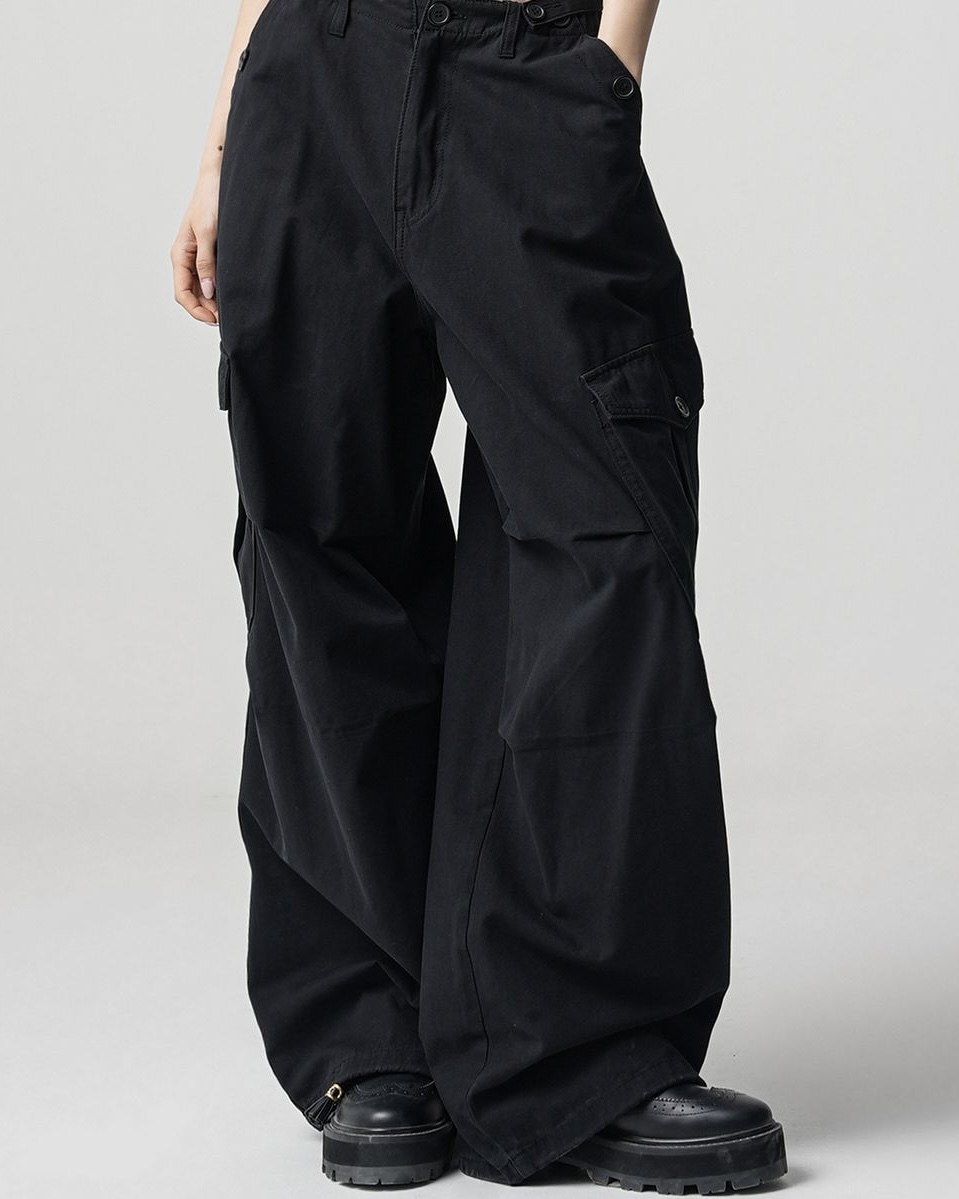 <預購> 韓國AVANDRESS寬版工裝褲