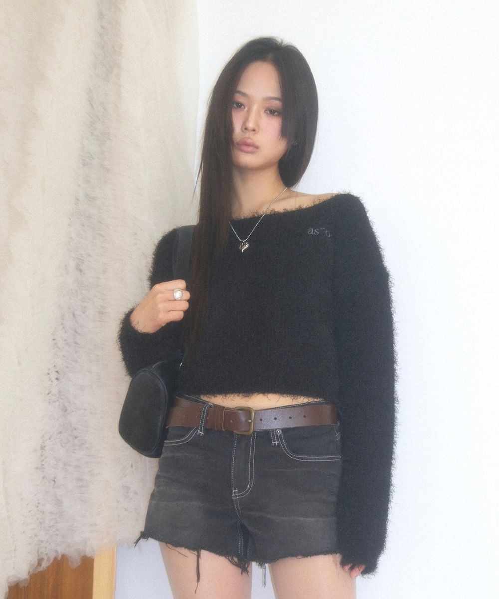 ASON Dalit 流蘇短褲 黑色 P0000BTL