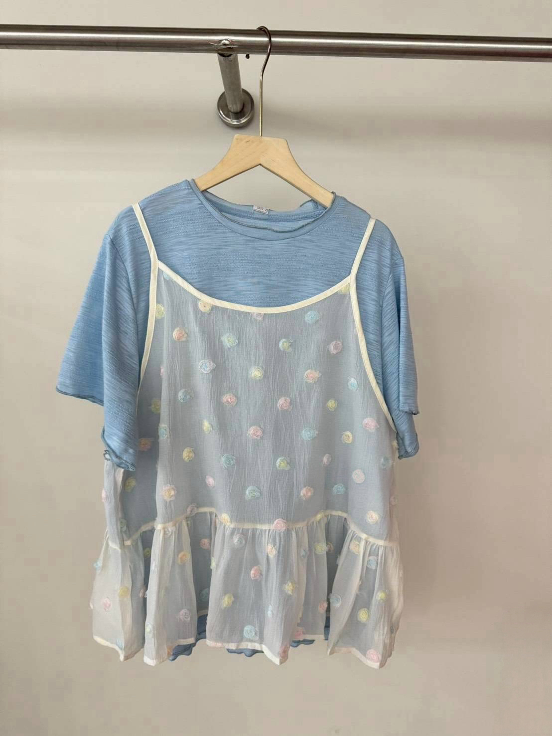 夢幻立體小花短身外搭🌸