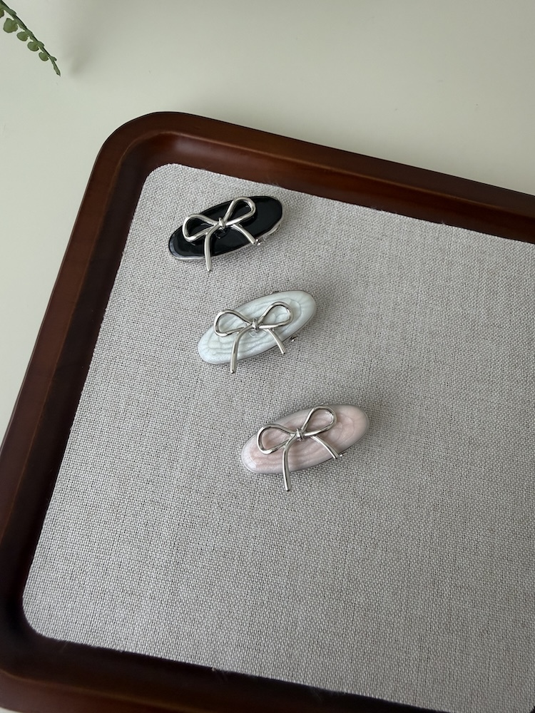 蝴蝶結流光小髮夾