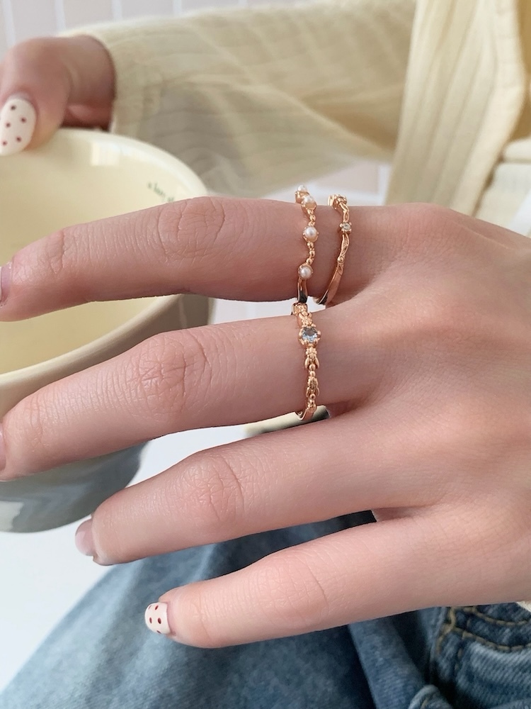 復古星辰戒指三個一組