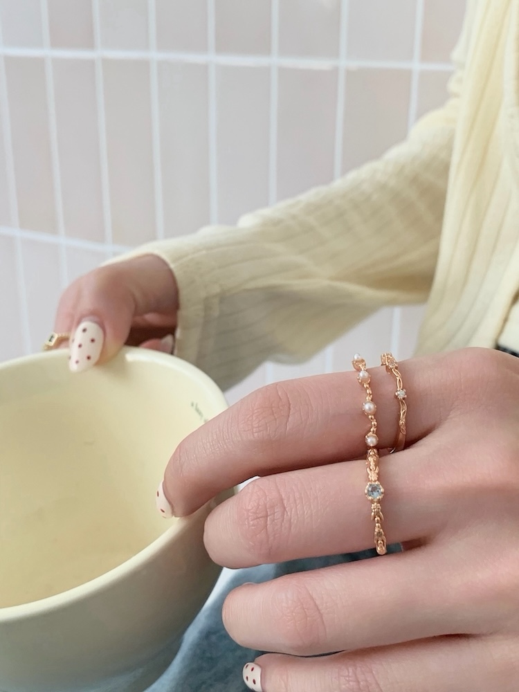 復古星辰戒指三個一組