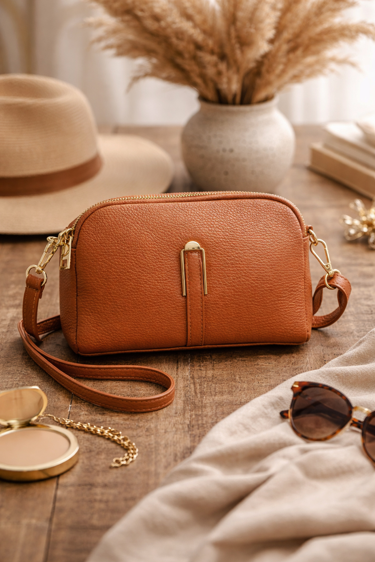 Cherry Paris Leather LIANA  - 4205 Cognac 啡色