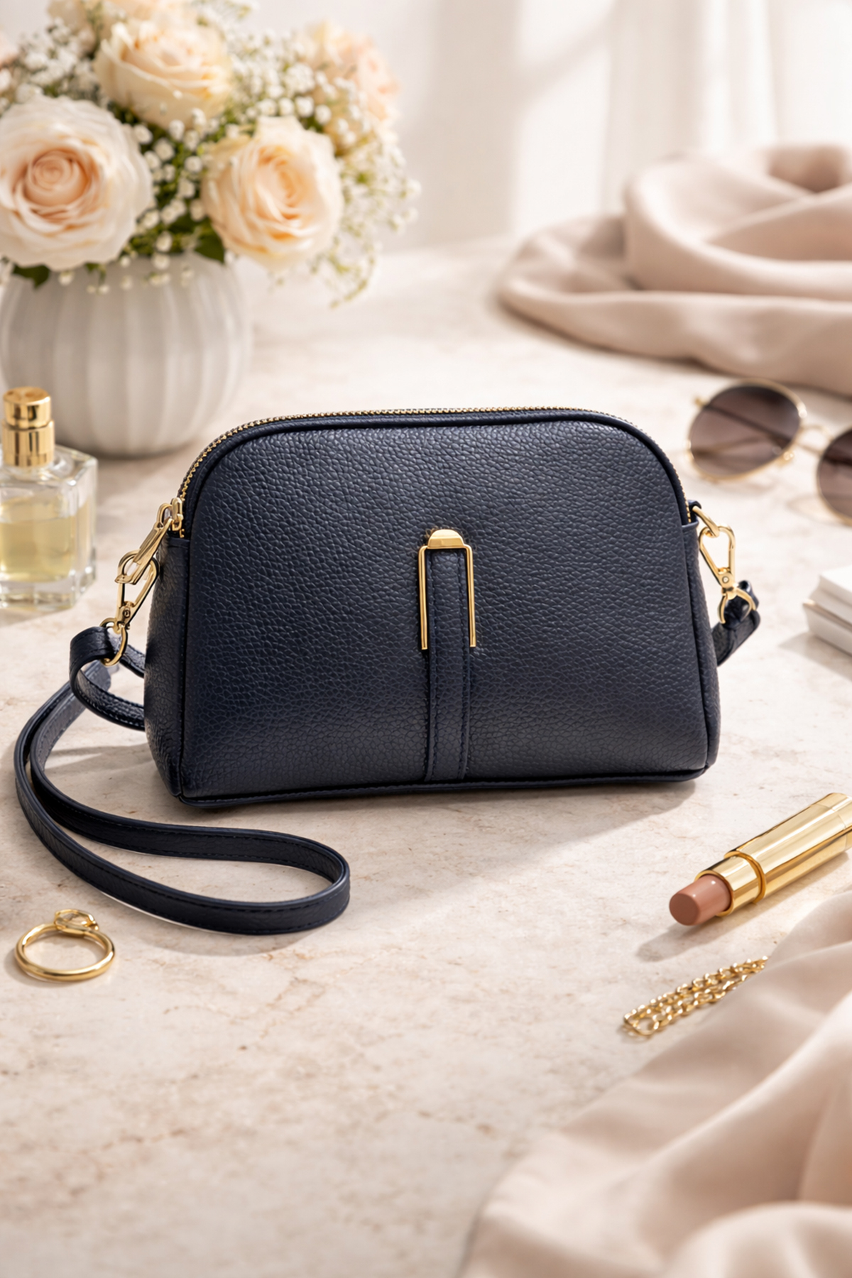 Cherry Paris Leather LIANA  - 4205 Marine 深藍色