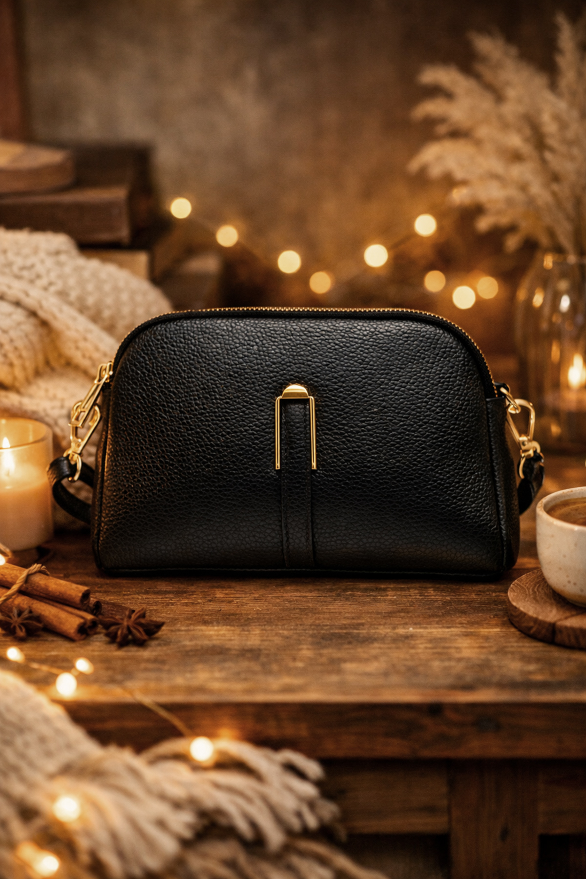 Cherry Paris Leather LIANA  - 4205 Black 黑色