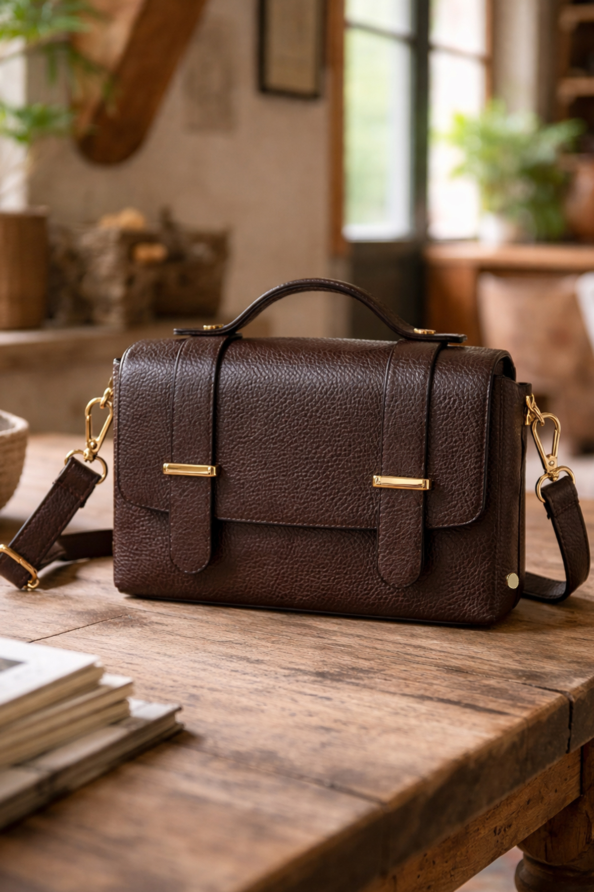 Cherry Paris Leather BILLIE - 4206 Chocolate 深啡色