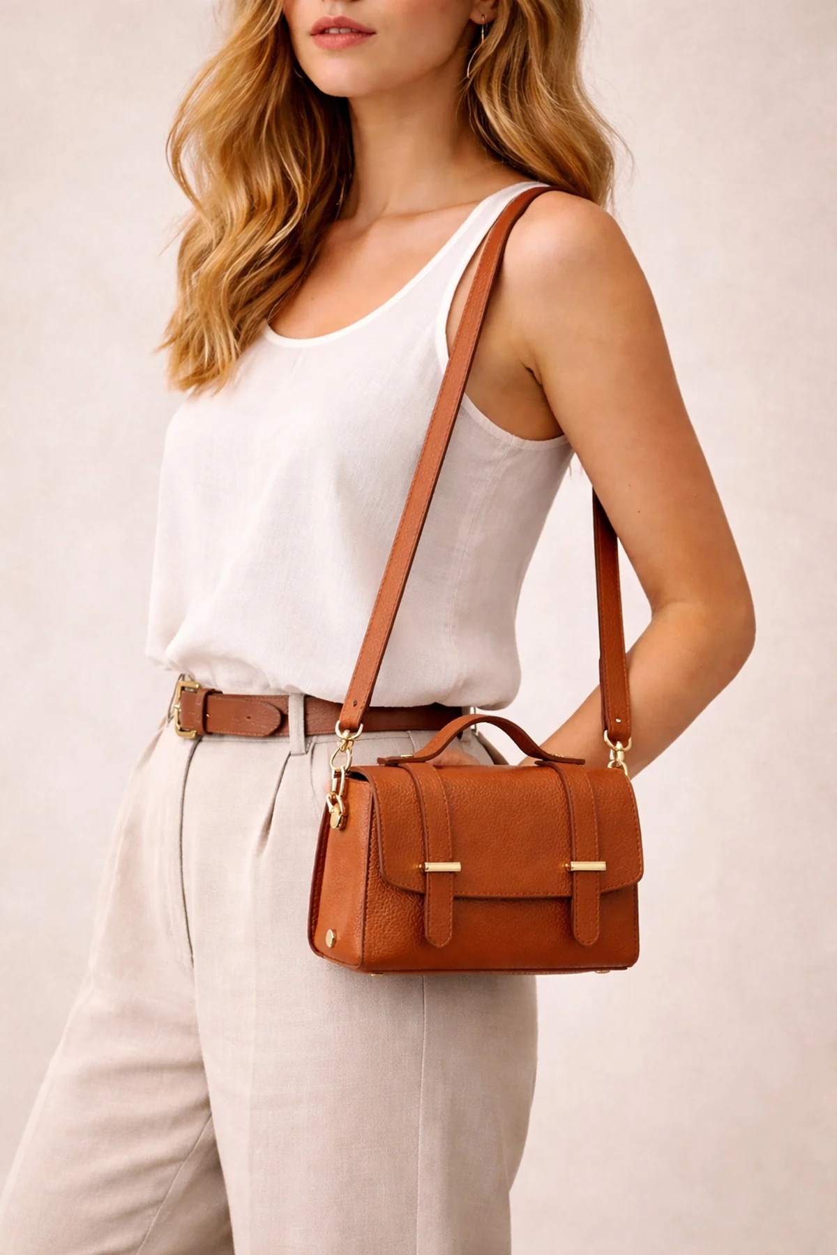 Cherry Paris Leather BILLIE - 4206 Cognac 啡色