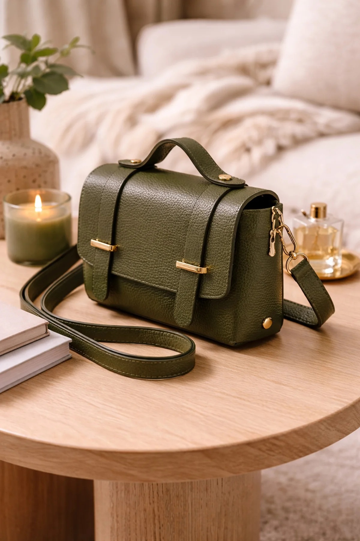 Cherry Paris Leather BILLIE - 4206 Kaki 卡其綠