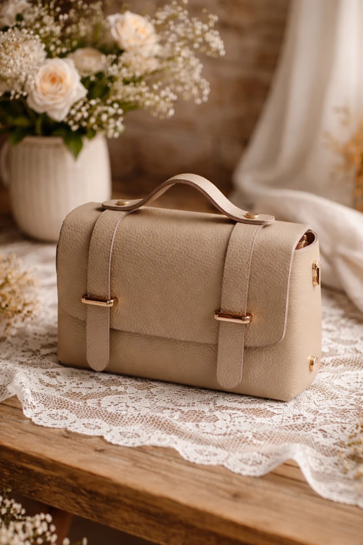 Cherry Paris Leather BILLIE - 4206 Taupe 褐色