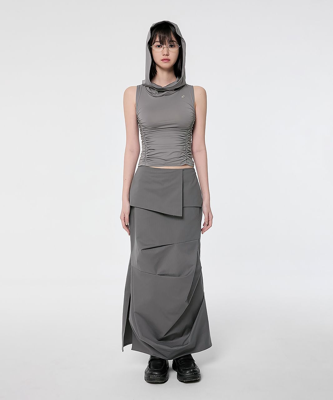 FLAREUP 連帽高領背心 FL-125_Gray