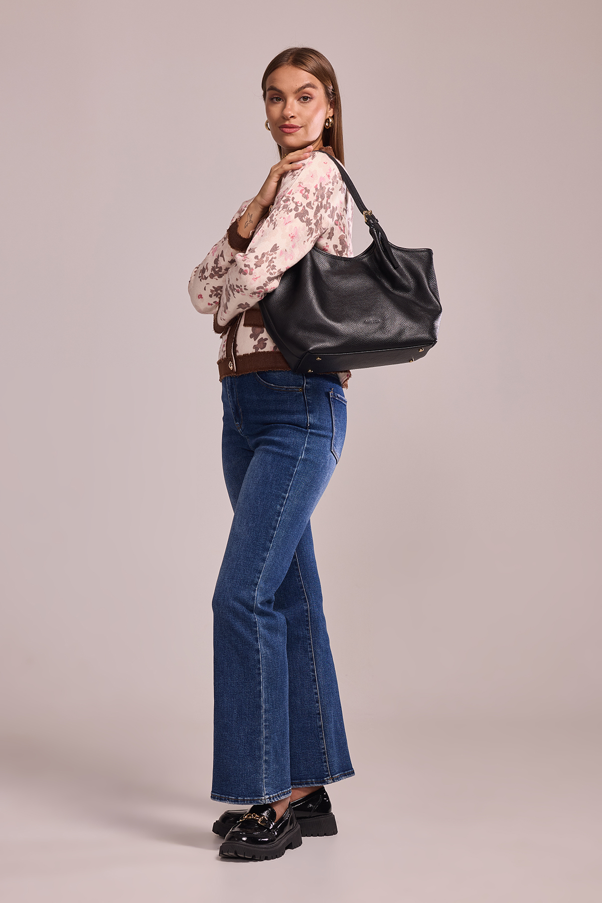 Cherry Paris Leather SHANNA - 4178 Black 黑色