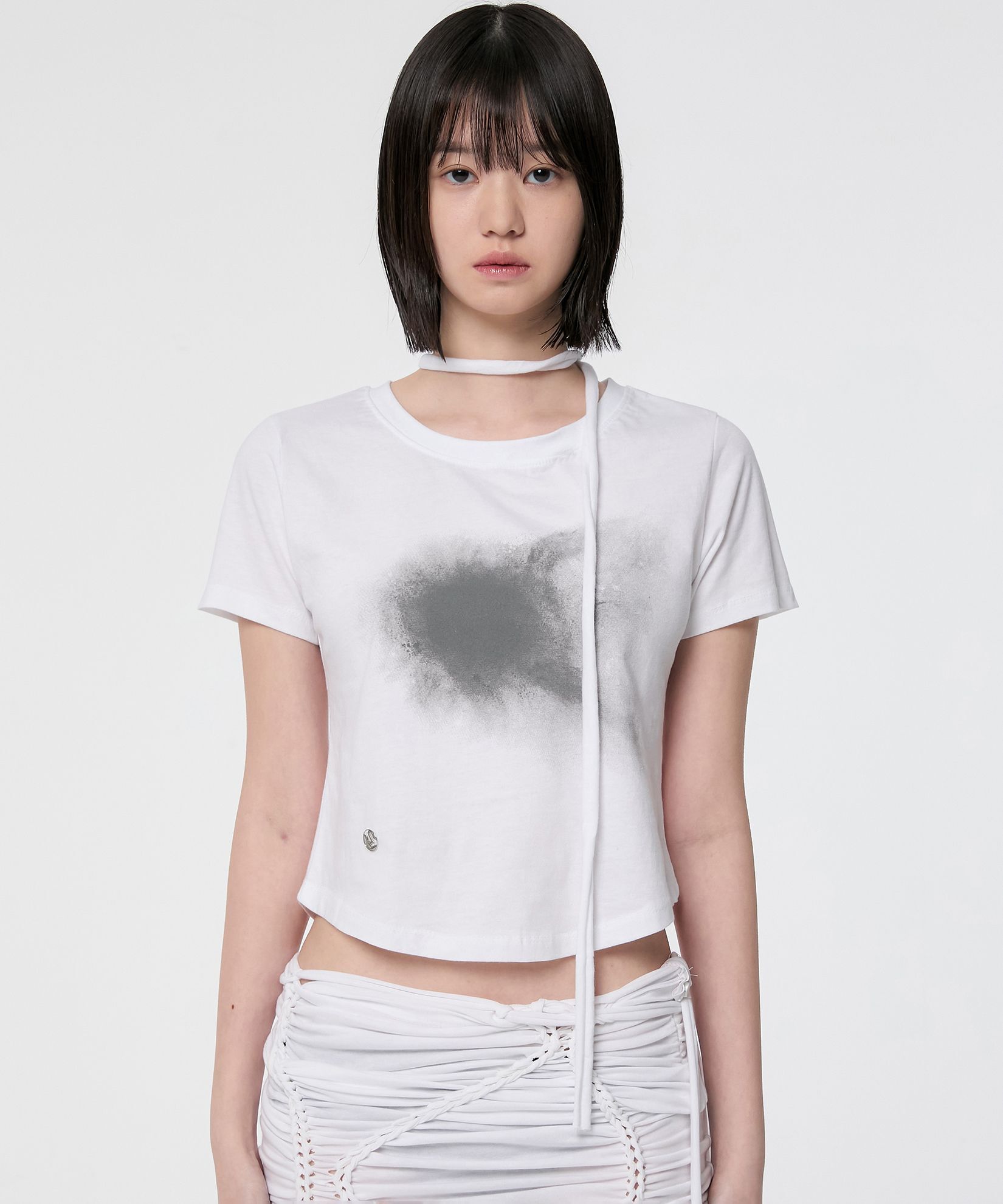 FLAREUP 領巾T恤 FL-114_White