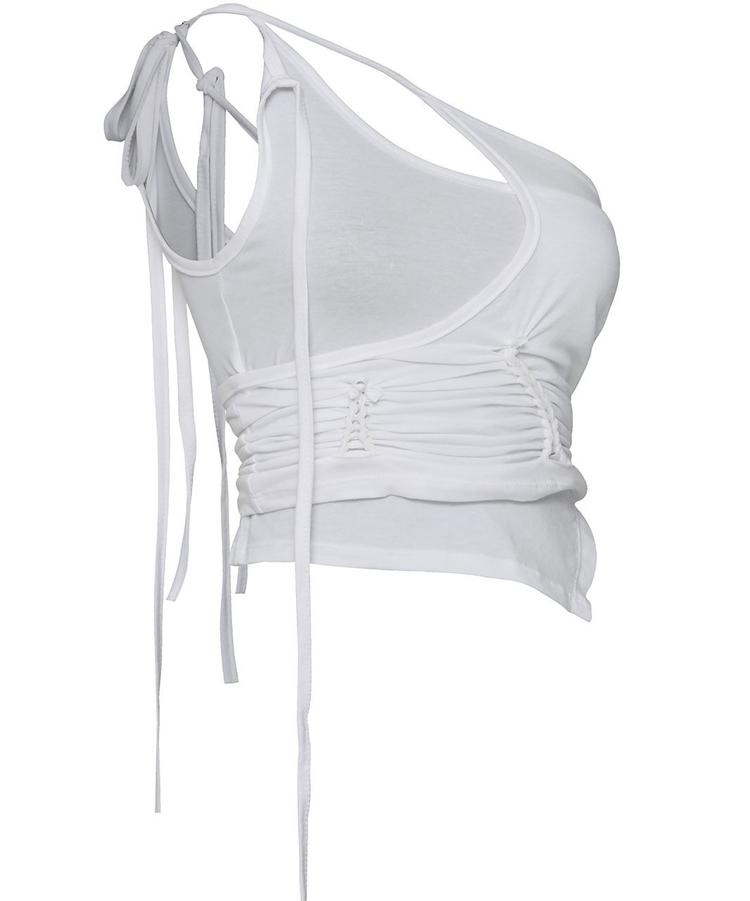 FLAREUP 手工扭紋無袖上衣 兩件組 FL-118_White