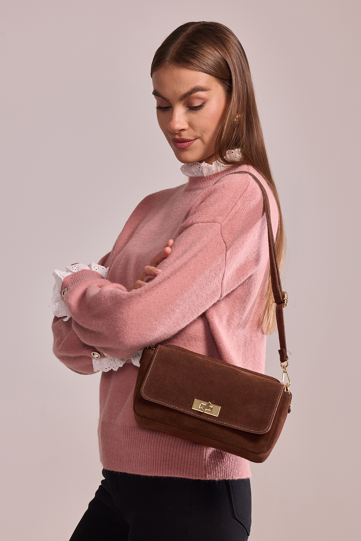 Cherry Paris Leather ILIANA SUÈDE- 4188 Marron 啡色