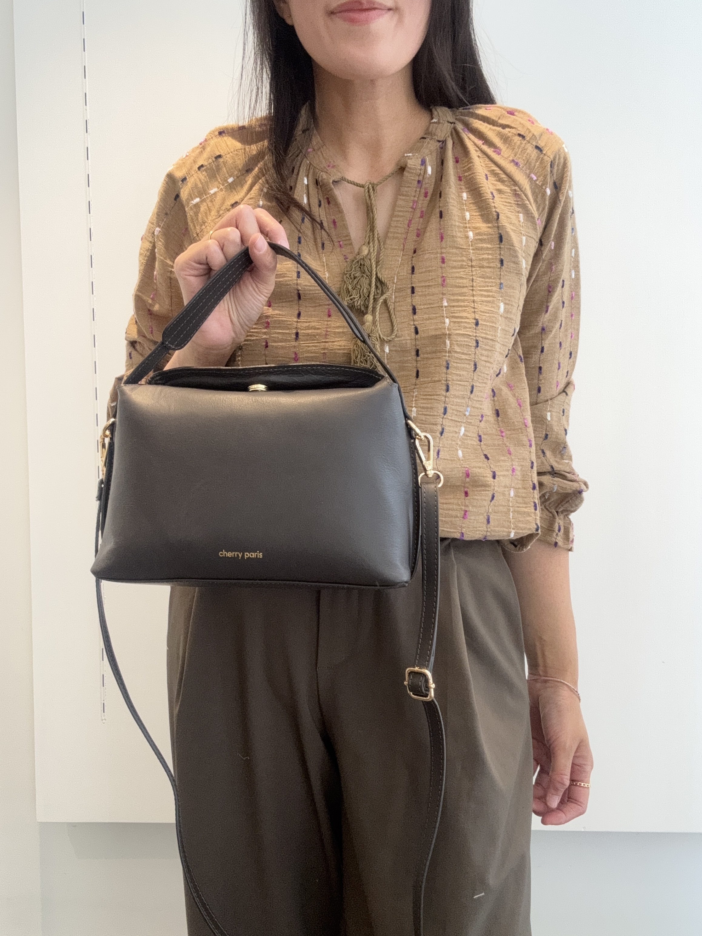 Cherry Paris Leather HÉLÈNE - 4184 Chocolate 深啡色