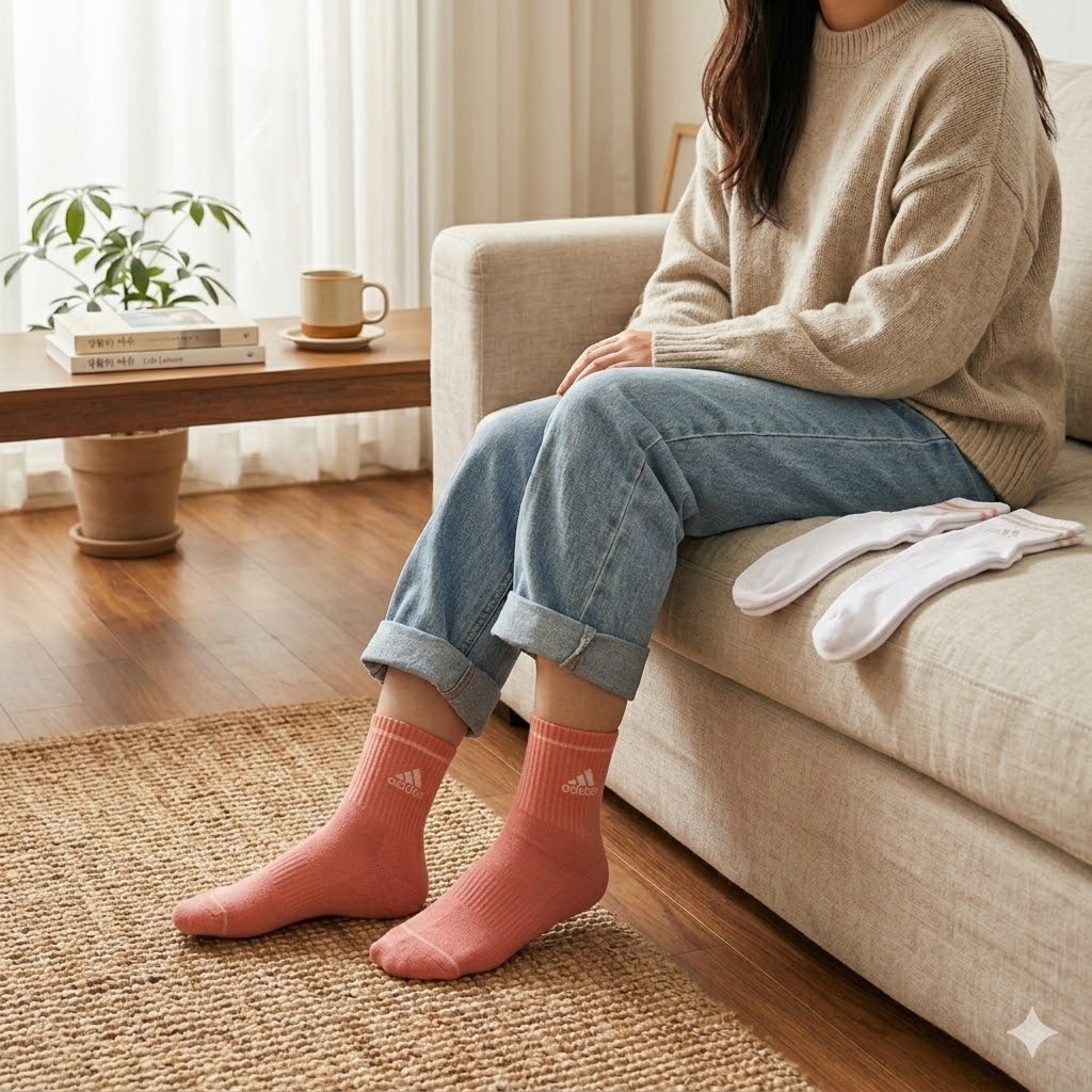 【預購】ADIDAS H040657 女裝中筒襪（3對裝）