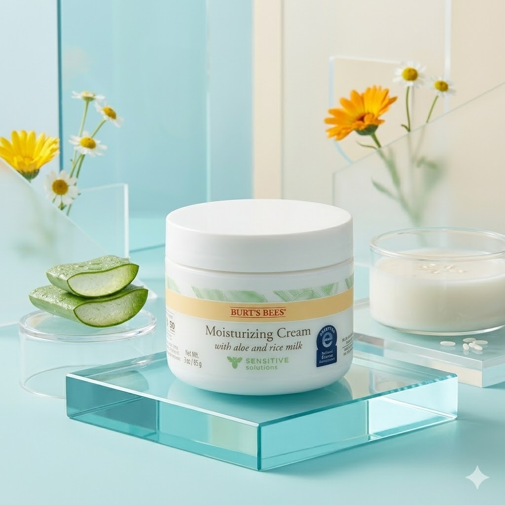 【預購】BURT'S BEES H040660 蘆薈米乳保濕霜