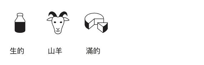 生的 山羊 全脂