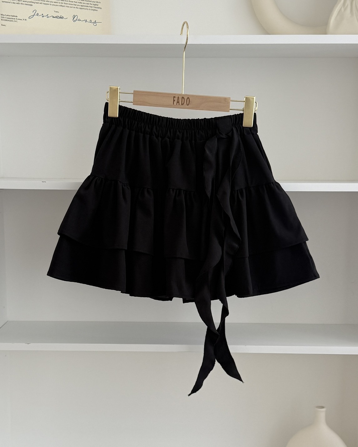 法朵Fado shop｜側邊飄帶蛋糕裙 4755001 三色