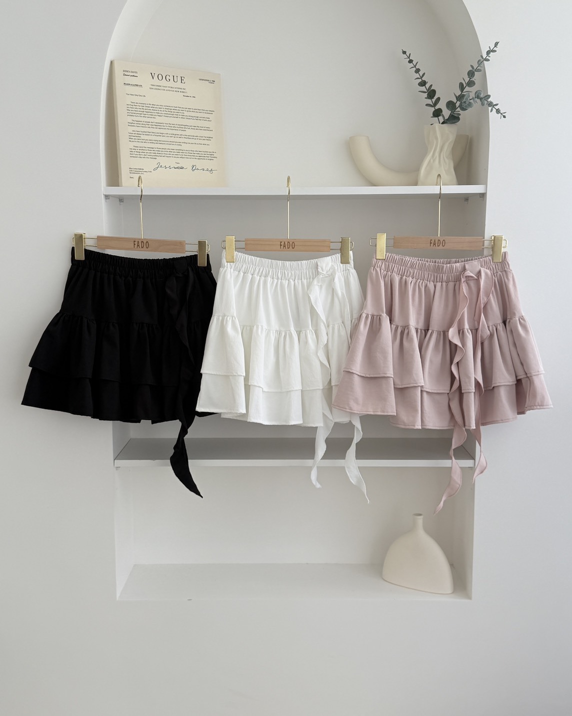 法朵Fado shop｜側邊飄帶蛋糕裙 4755001 三色