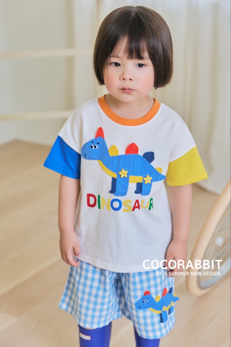 正韓夏Cocorabbit  兩色立體恐龍上衣