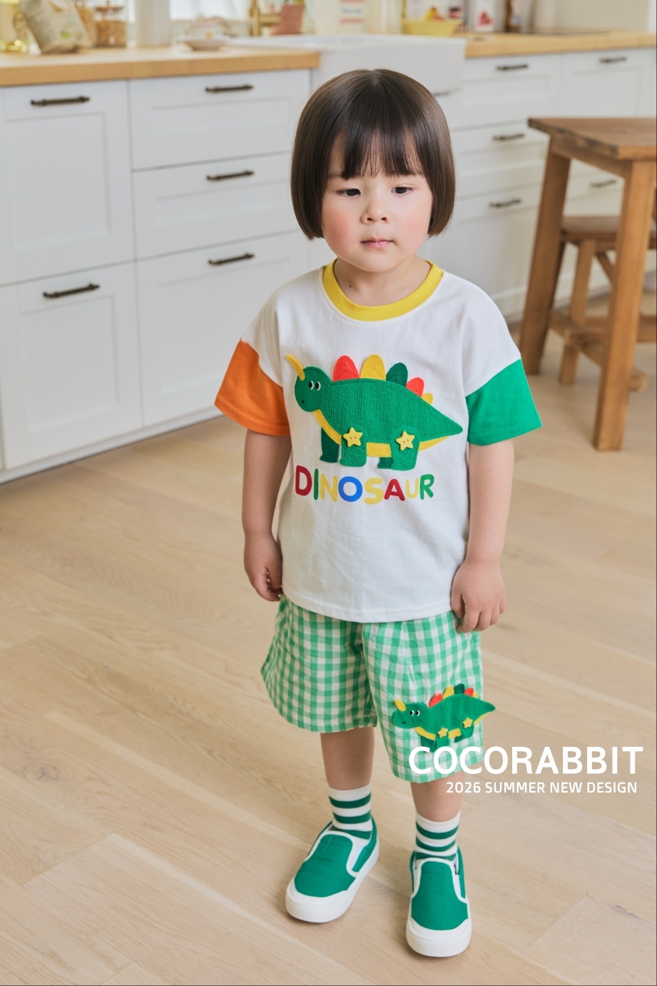 正韓夏Cocorabbit  兩色立體恐龍上衣