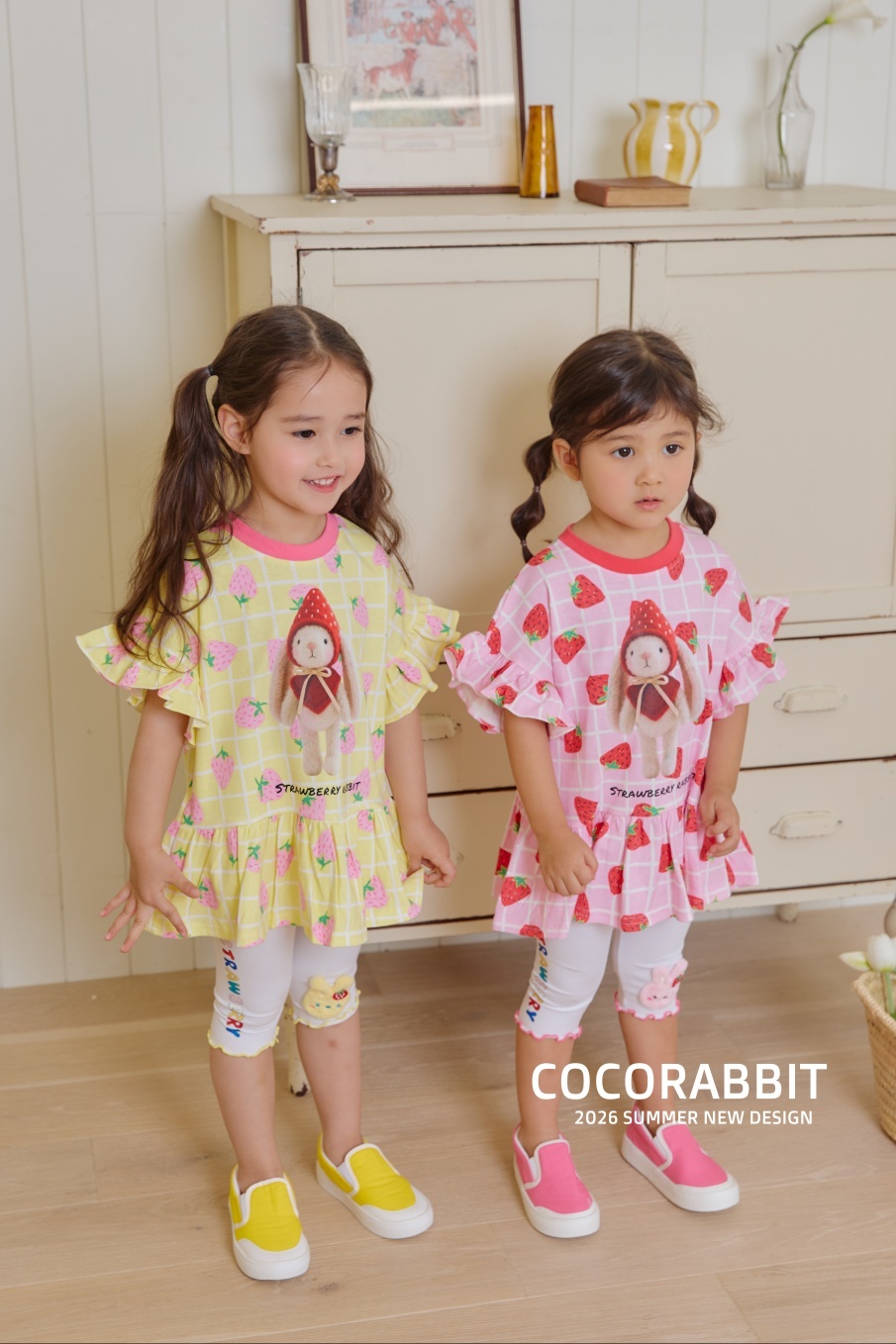 正韓夏Cocorabbit  兩色立體兔兔內搭褲