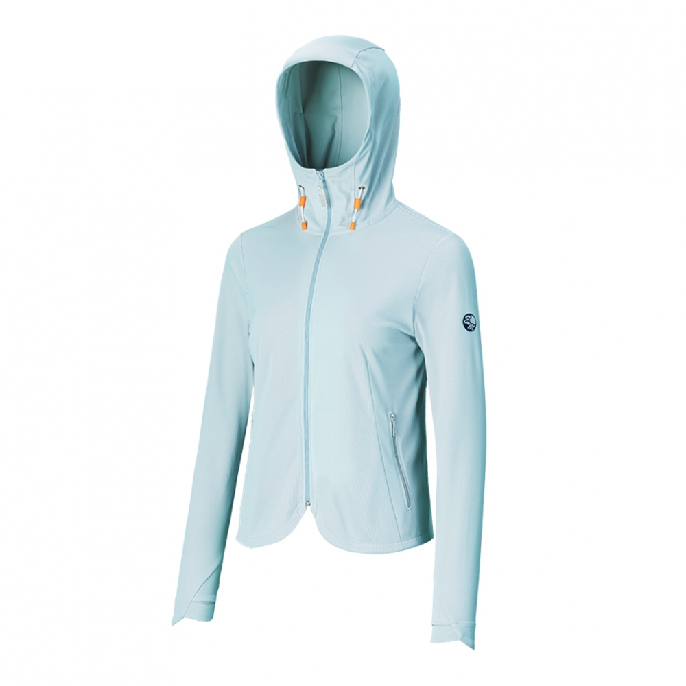 EasyMain 衣力美 永久防曬排汗衣-連帽 女款 (2色) 14EMC25034