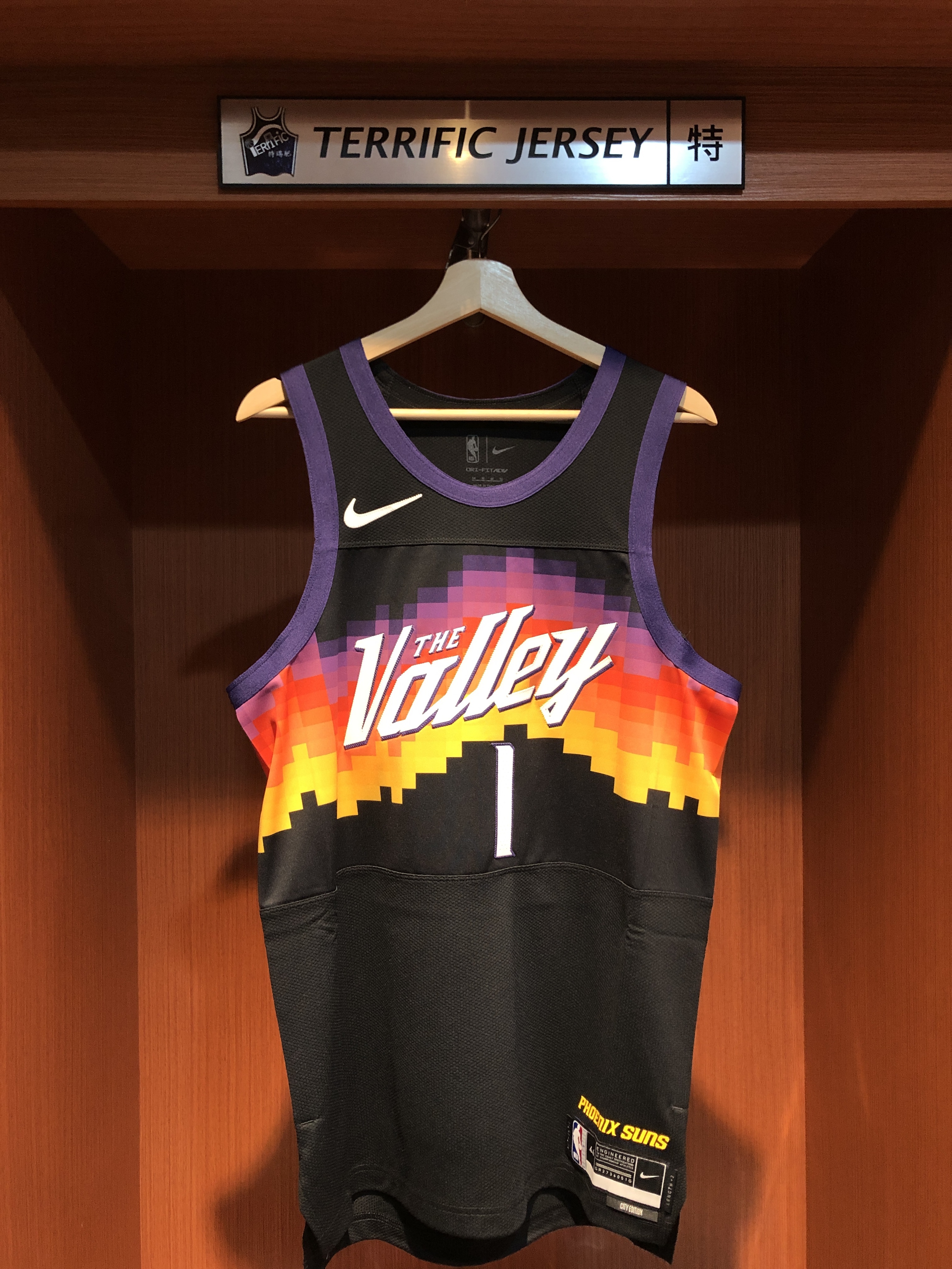 NBA球衣 Devin Booker 鳳凰城太陽城市 25-26 City Nike Authentic 球員版 電繡 全新