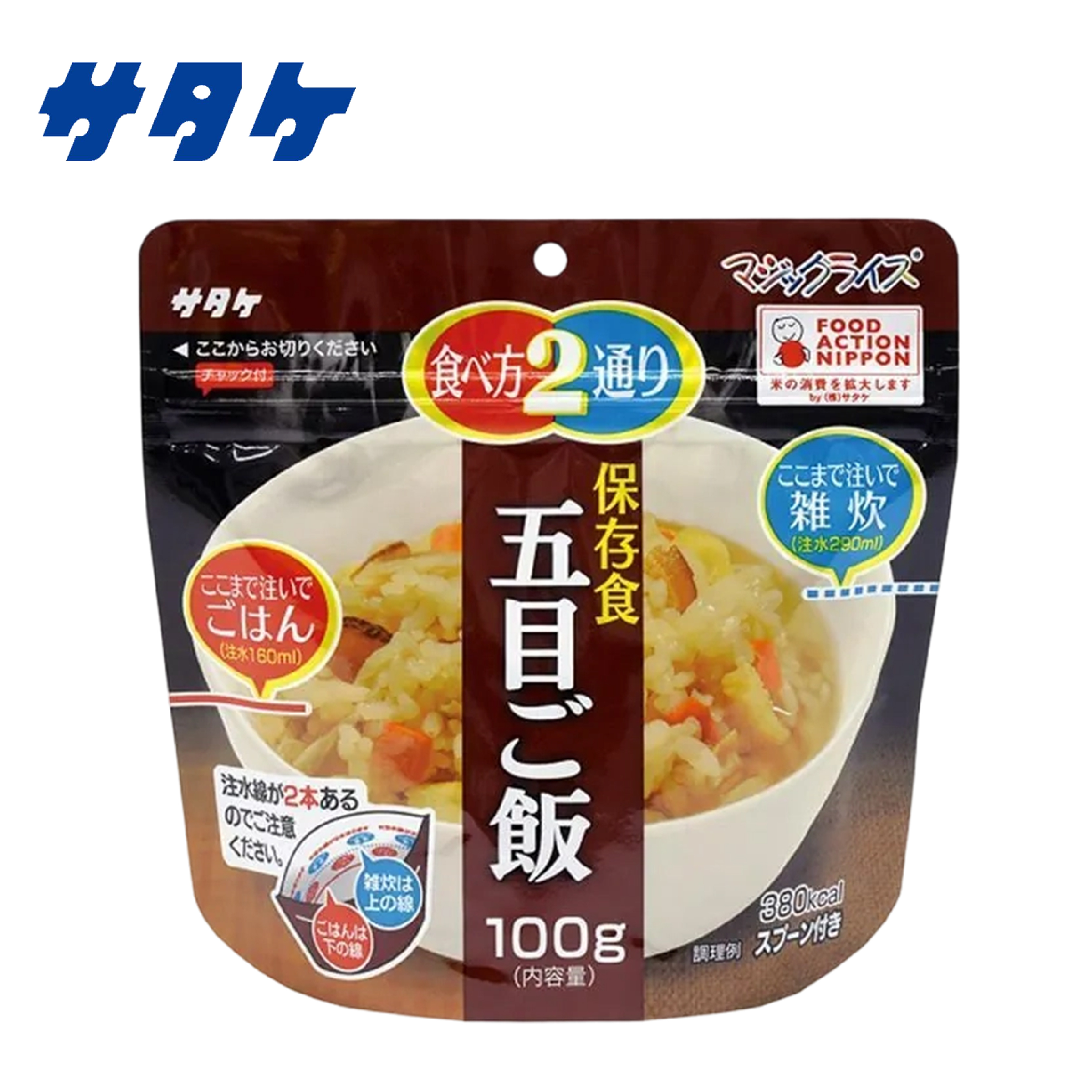 SATAKE 日本佐竹 五目炊飯 100G 59STK0104
