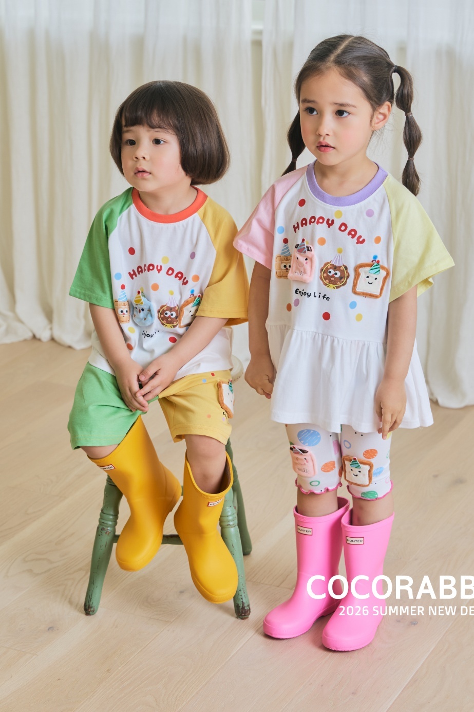 正韓夏Cocorabbit  兩色派對點心上衣