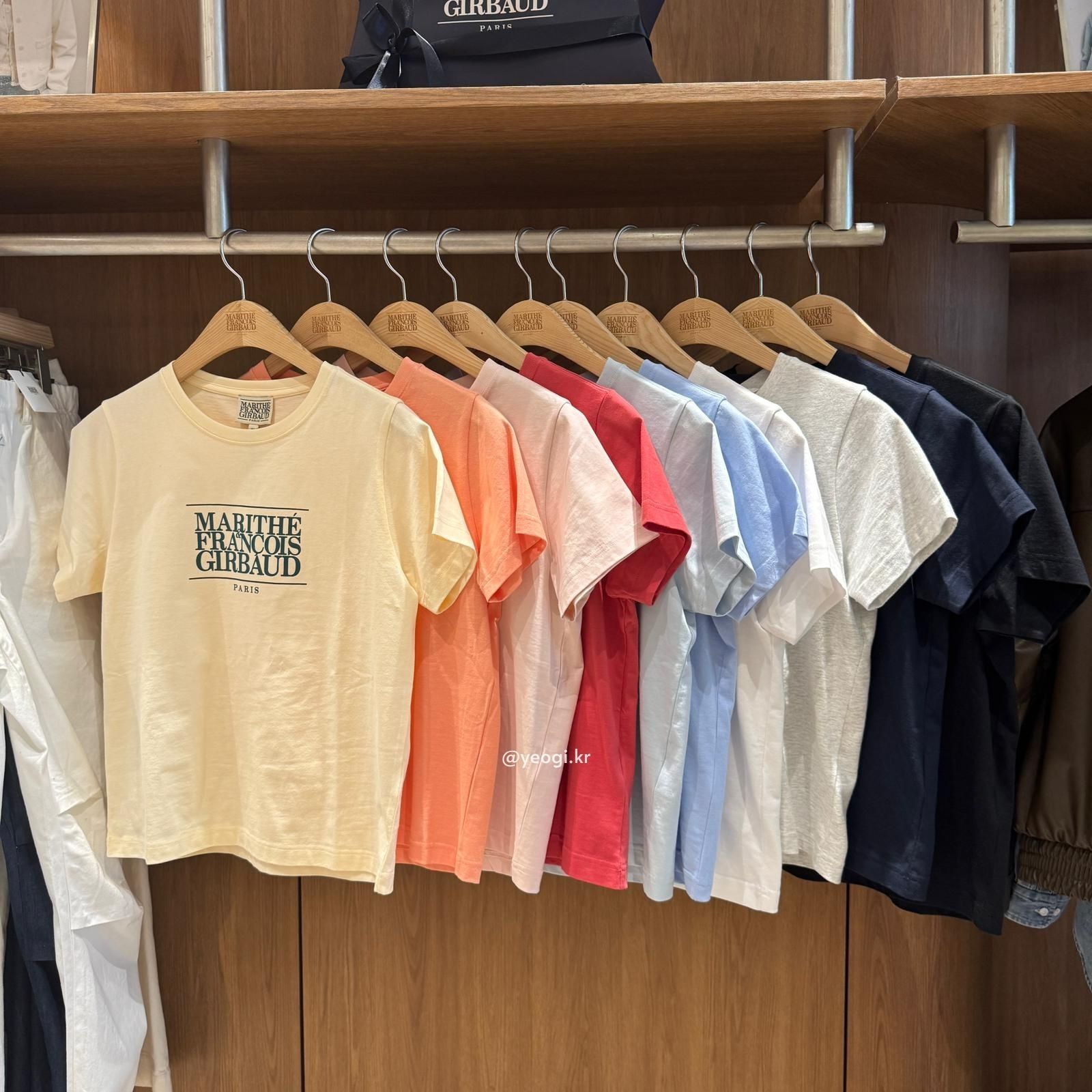 [11/4前入code每件最高可再-$20] MARITHE FRANCOIS GIRBAUD (MFG)｜W CLASSIC LOGO TEE [10 colors]