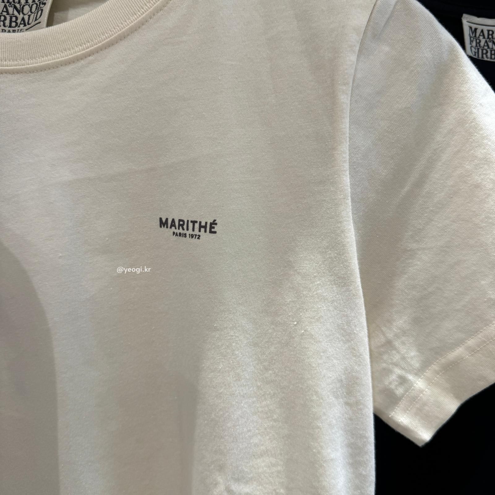 [11/4前入code每件最高可再-$20] MARITHE FRANCOIS GIRBAUD (MFG)｜W SMALL REGULAR LOGO TEE [3 colors]