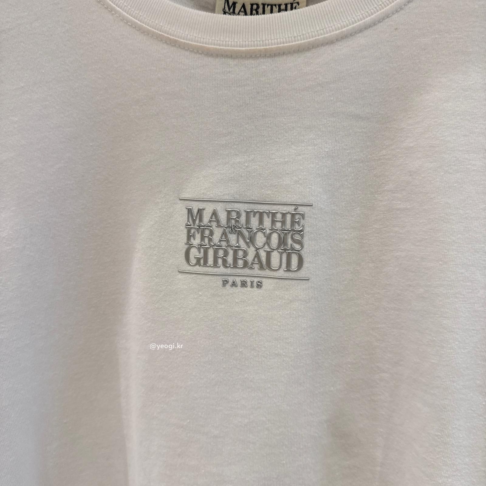 [11/4前入code每件最高可再-$20] MARITHE FRANCOIS GIRBAUD (MFG)｜W SMALL CLASSIC LOGO TEE [3 colors]