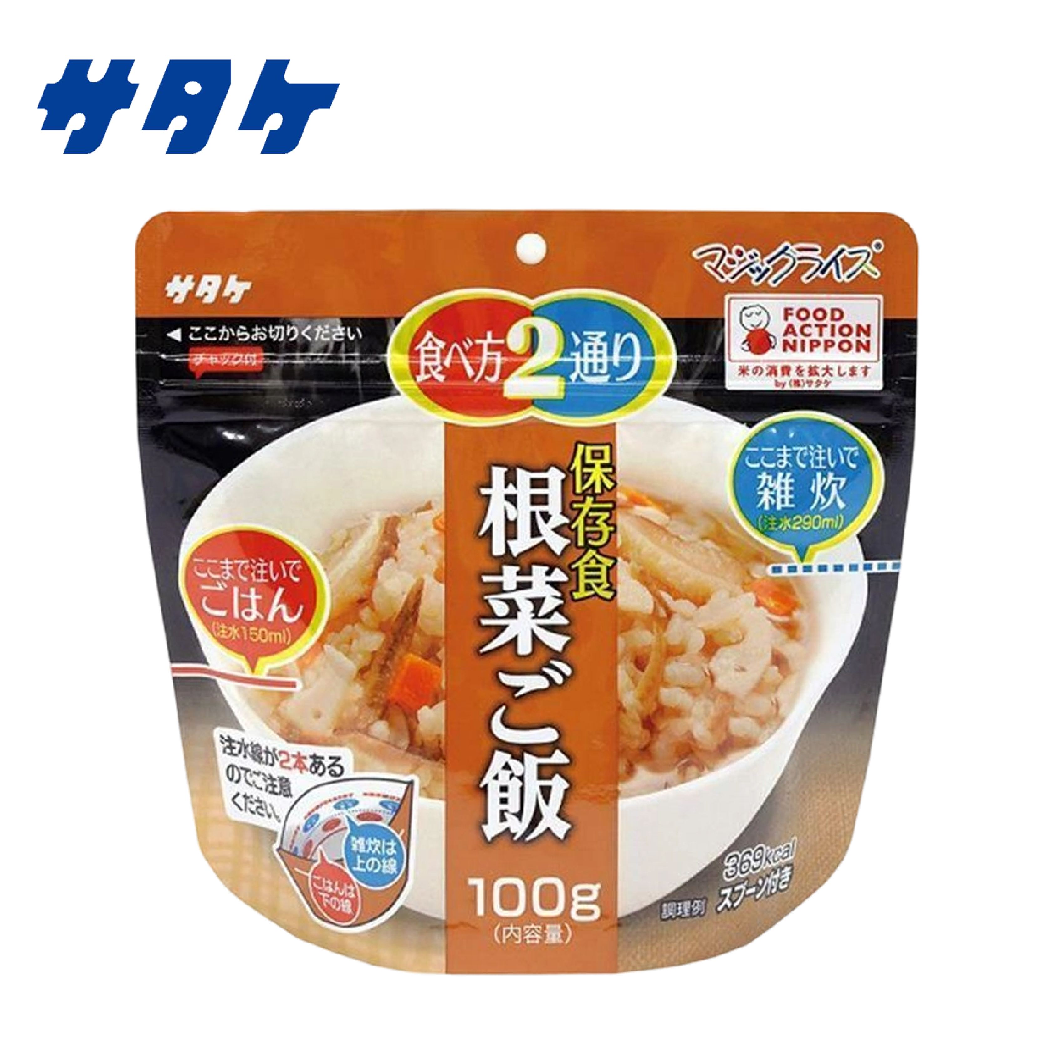 SATAKE 日本佐竹 根菜炊飯 100G 59STK0105