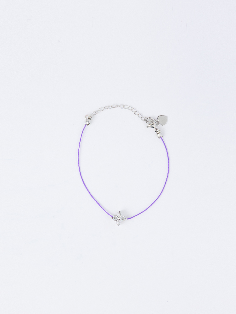 彩線立體四葉草手鍊