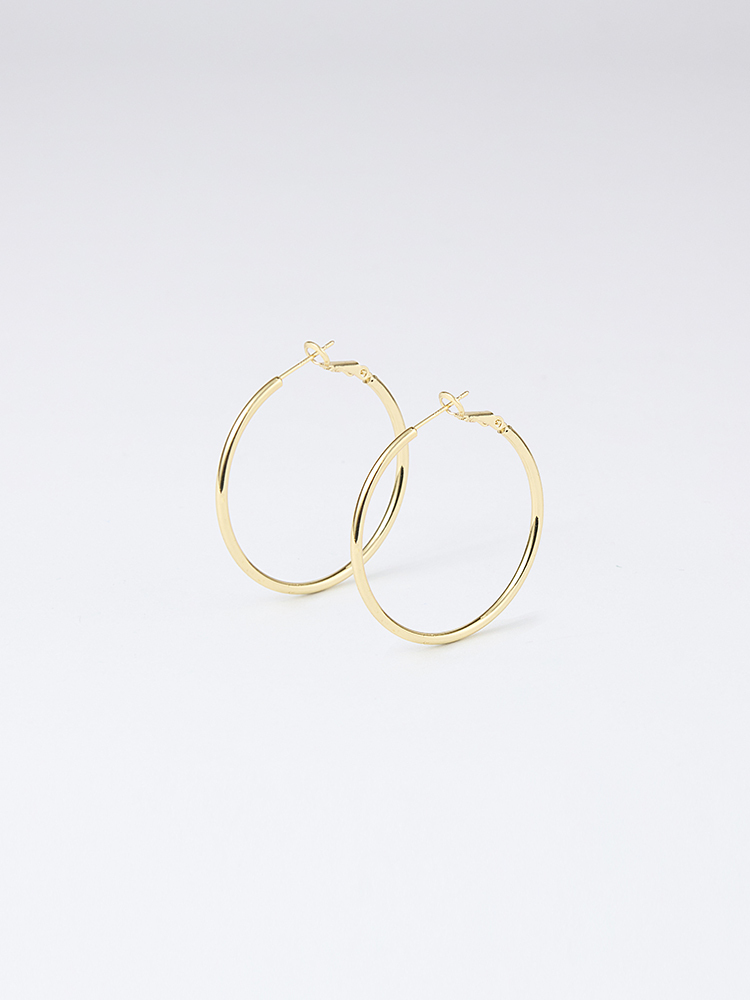 歐美素圈大耳環