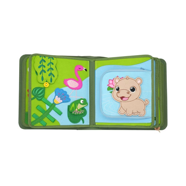 My First Book蒙特梭利啟蒙布書-動物冊 熱帶叢林