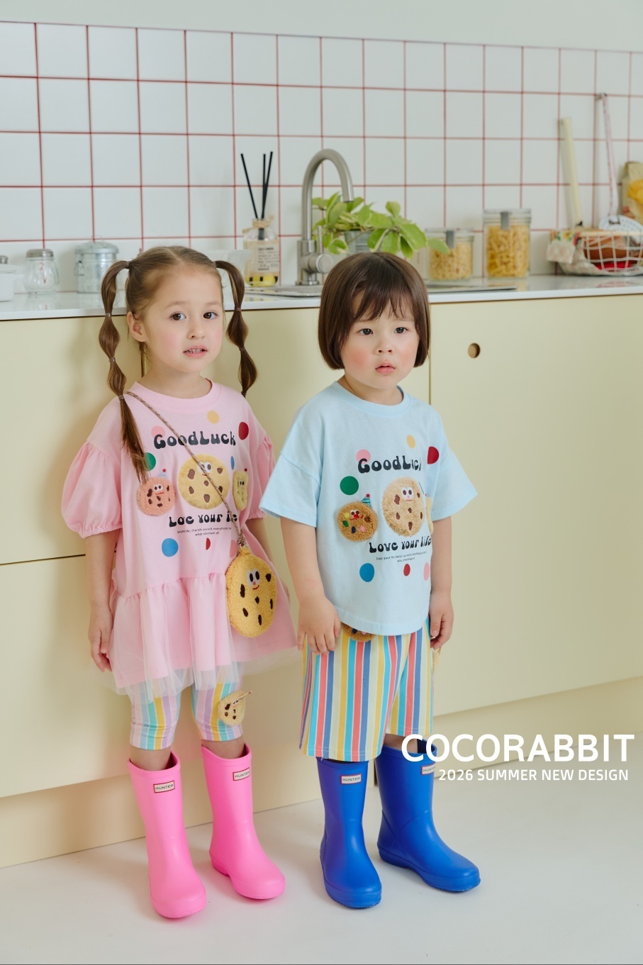 正韓夏Cocorabbit  兩色美式軟餅乾上衣