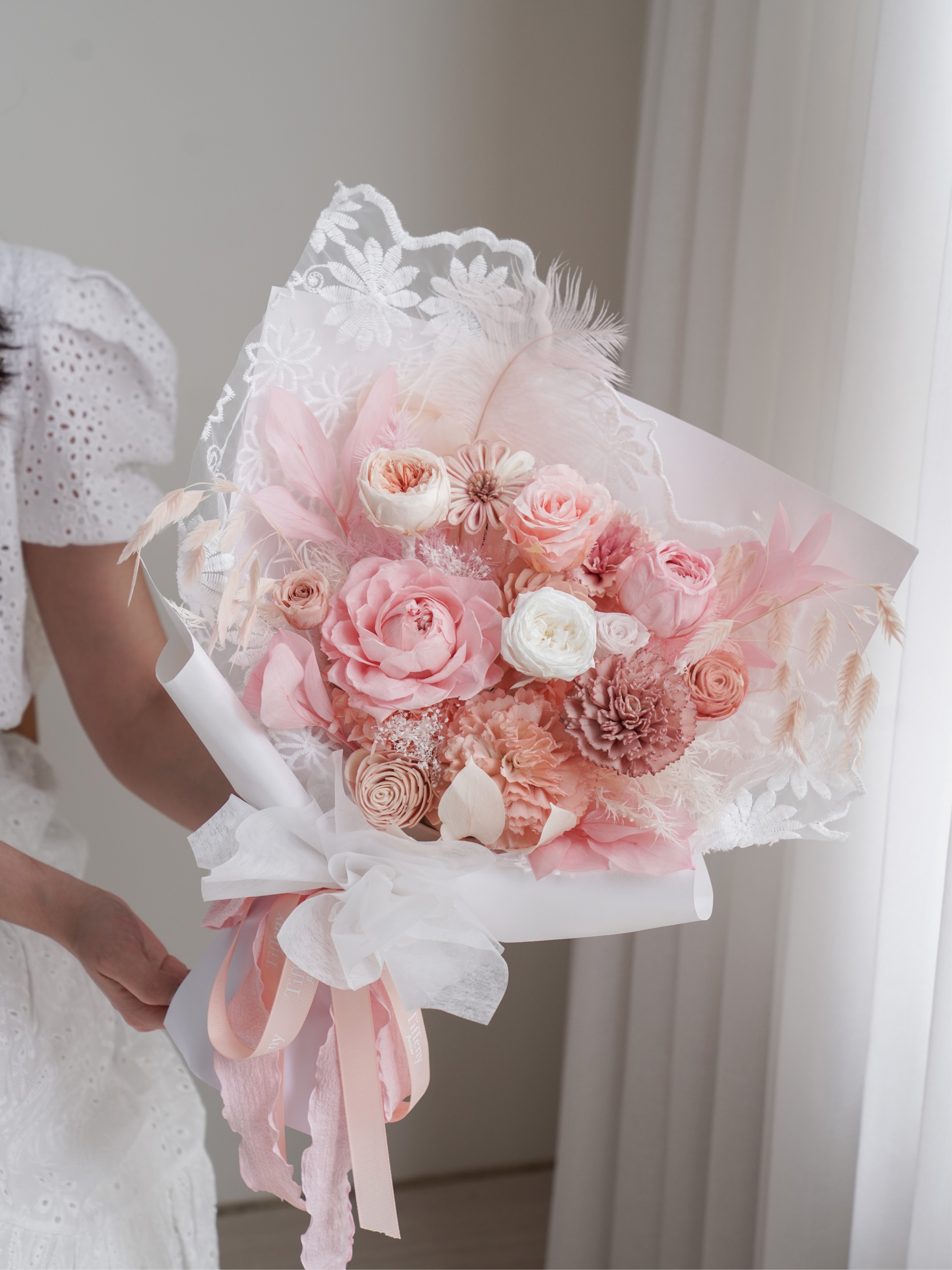 Vintage Gelato・仙子芍藥 永生花束 / L /