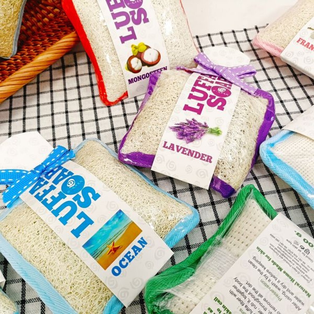 泰國D-NARN SPA天然精油去角質絲瓜皂100g（共6款）