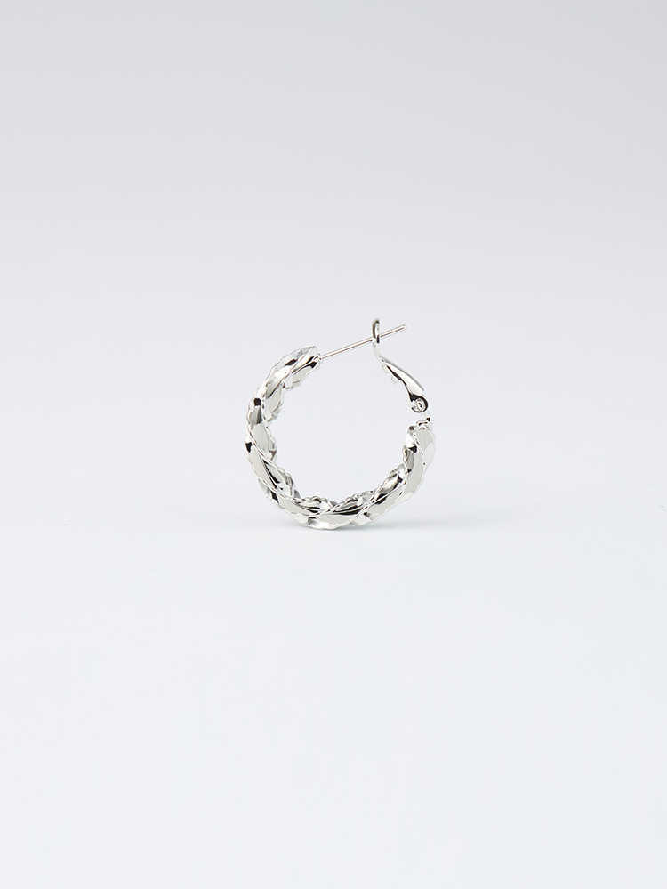 氣質螺旋大圈耳環